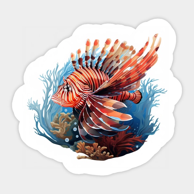 Lionfish Sticker by zooleisurelife